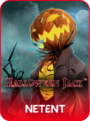 Halloween Jack NETENT slot icon featuring a pumpkin-headed character, showcased on FOMO7 India.