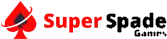 Super Spade Games red spade logo, online casino gaming provider featured on FOMO7 India platform
